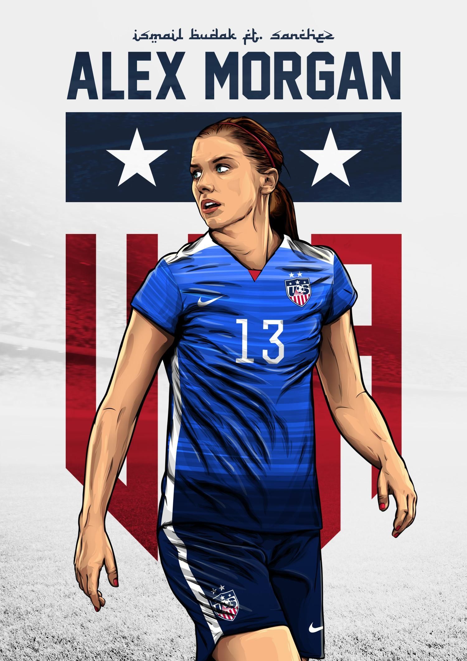 Alex Morgan Wallpaper by HottSauce13deviantartcom  Sports wallpapers Alex  morgan Alex morgan quotes