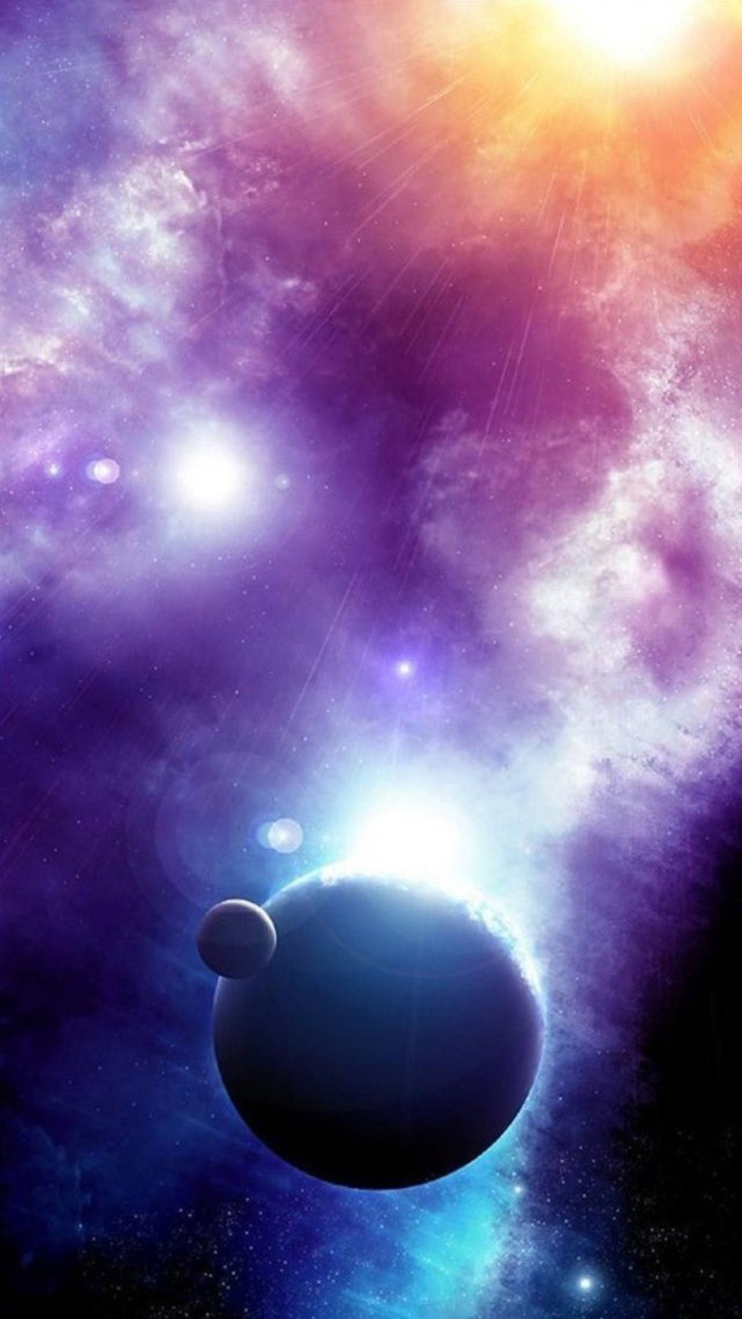 Galaxy Theme of Planets Wallpapers on WallpaperDog