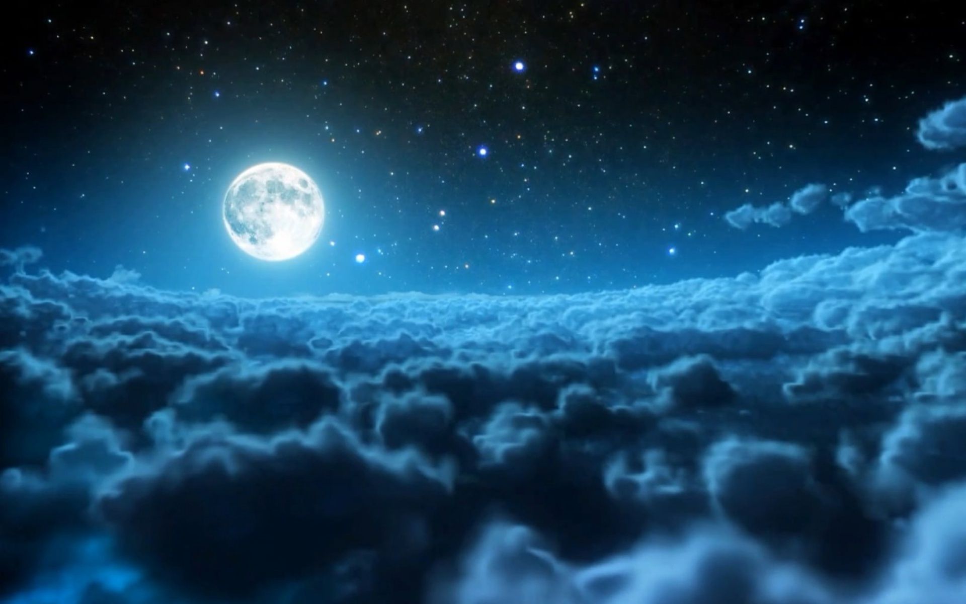 Moon Night Sky Wallpapers on WallpaperDog