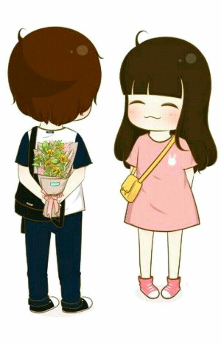 Cute Couple Goals Cartoon Wallpapers on WallpaperDog
