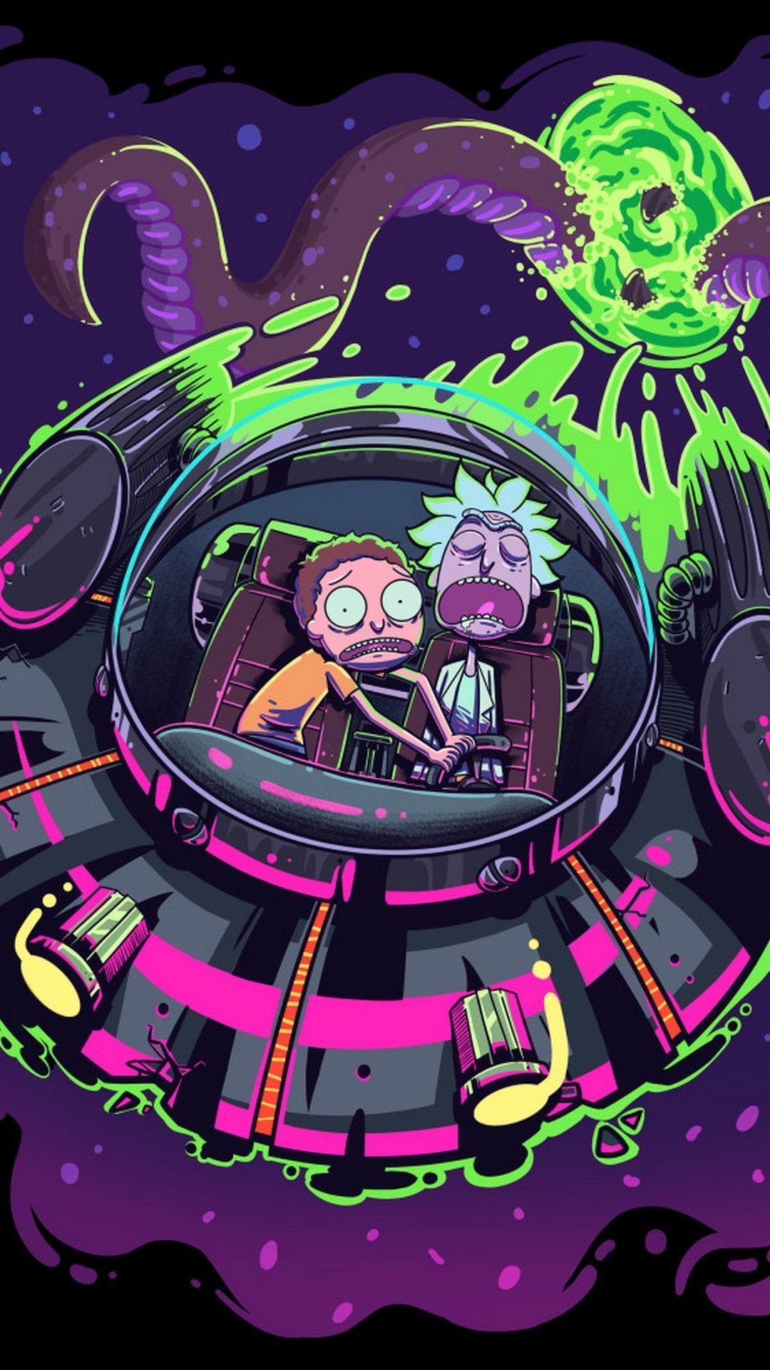 Rick And Morty Trippy Wallpapers On Wallpaperdog