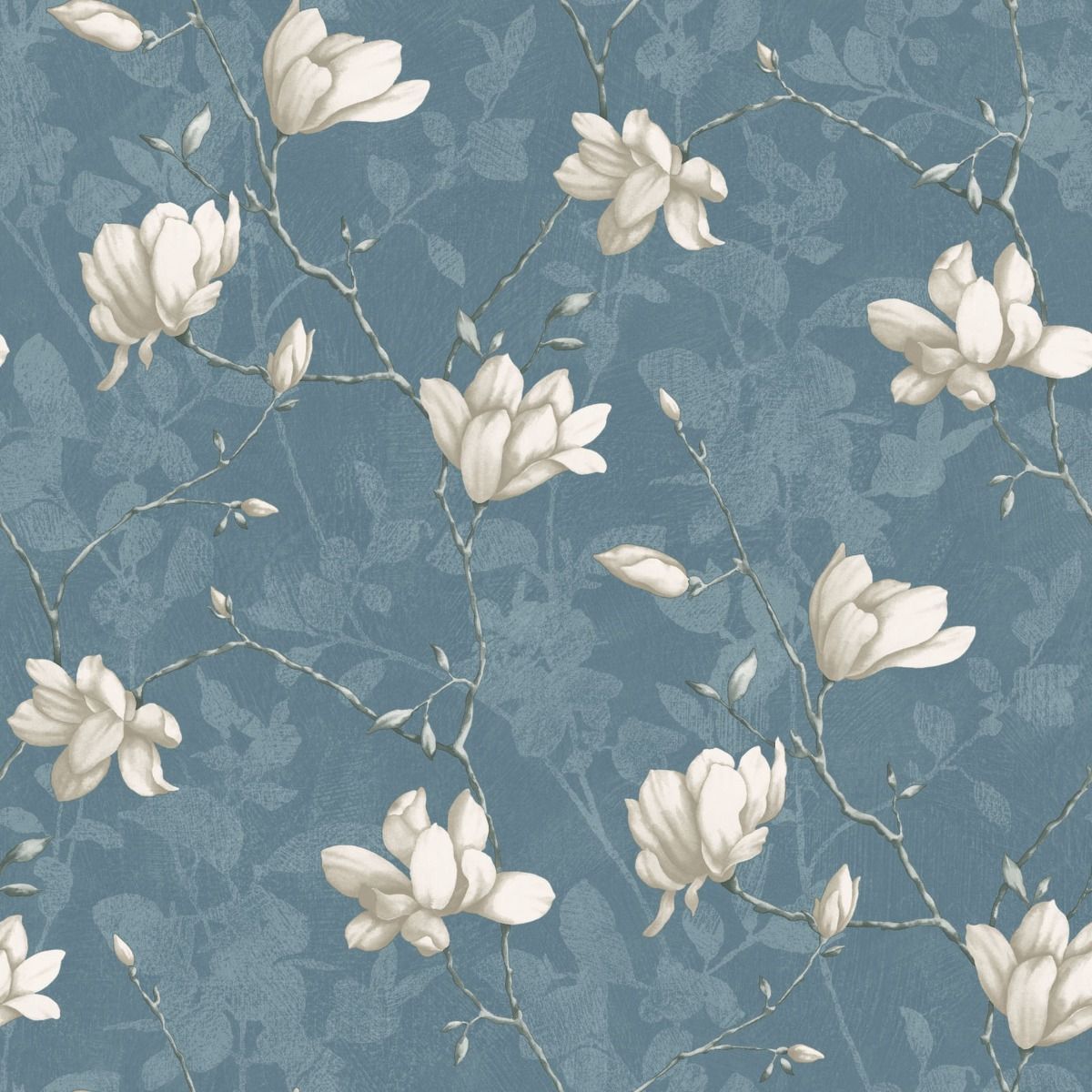 Aesthetics Blue Drawn Flower Wallpapers on WallpaperDog