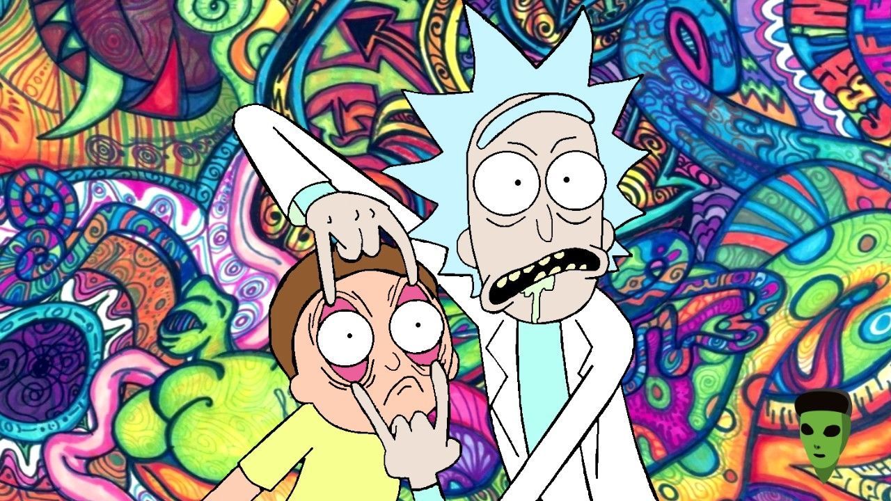 Trippy 4K Rick and Morty Wallpaper Background 63920 5000x3000px