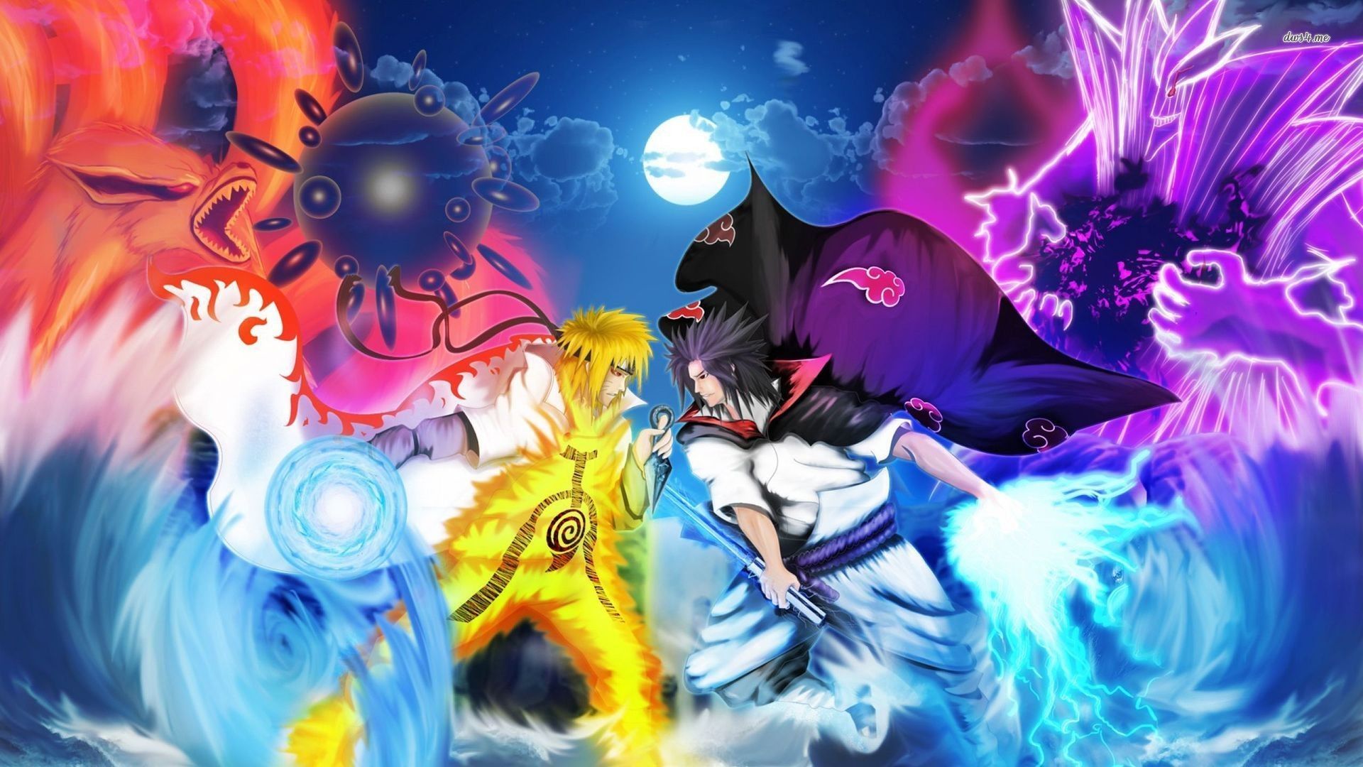 naruto vs sasuke shippuden wallpaper