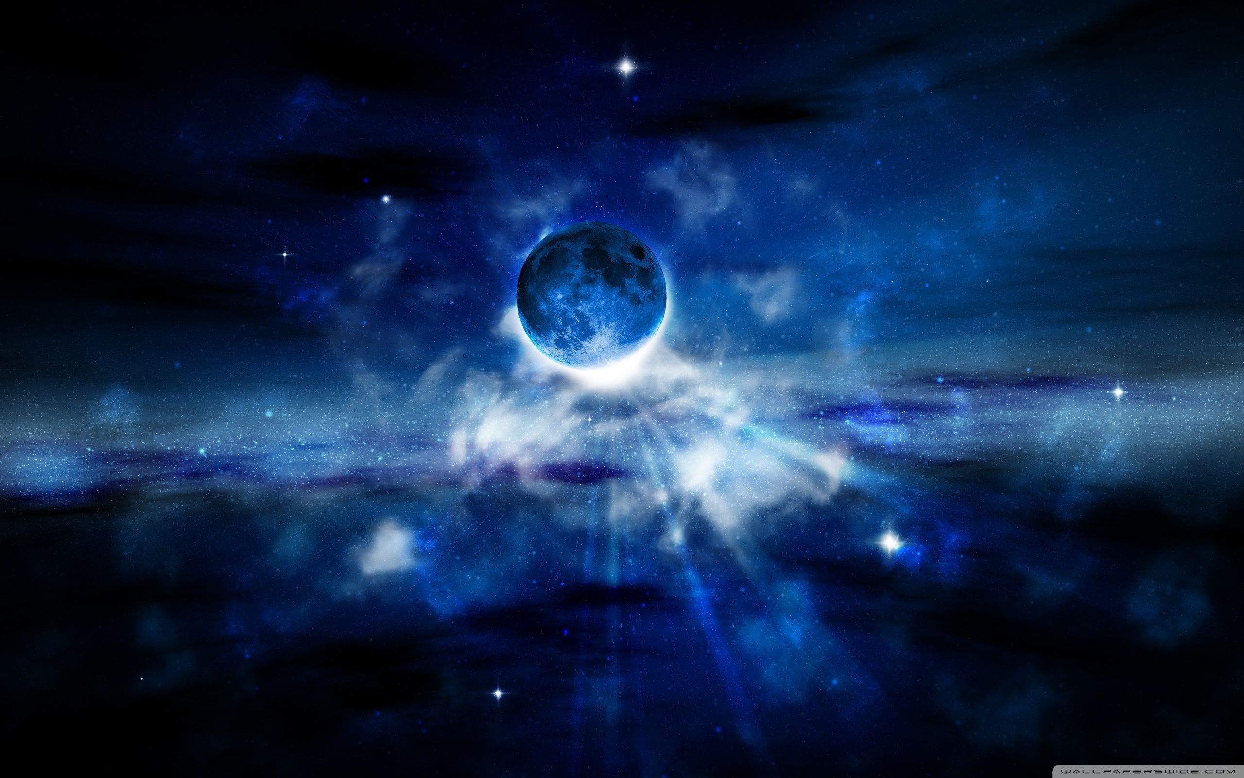 Aesthetic Blue Moon Background    Tip Lunar HD wallpaper  Pxfuel