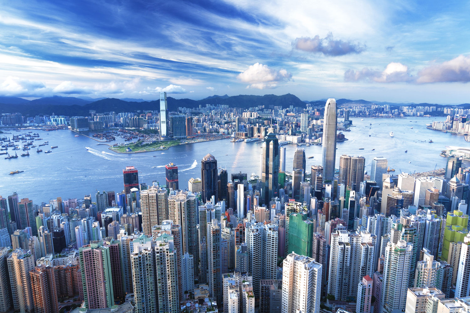 Hong Kong Skyline Wallpapers on WallpaperDog
