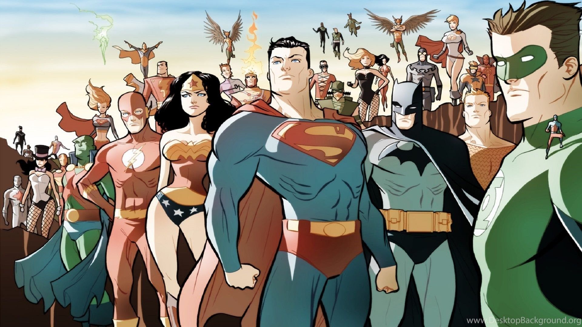 Justice League Desktop Wallpapers on WallpaperDog