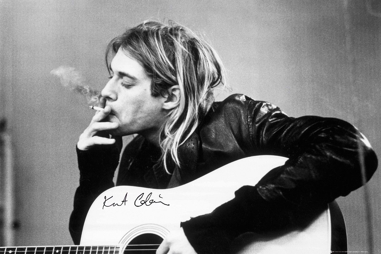 Kurt Cobain Nirvana Wallpapers on WallpaperDog