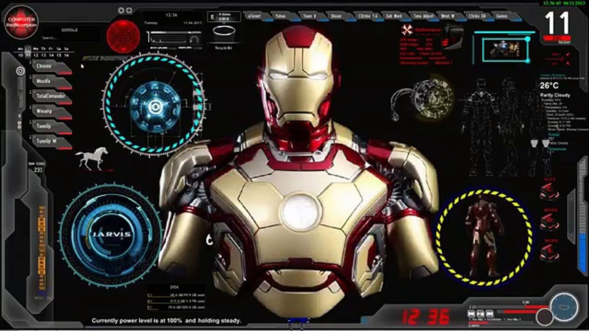 Iron Man Jarvis Desktop Wallpapers on WallpaperDog