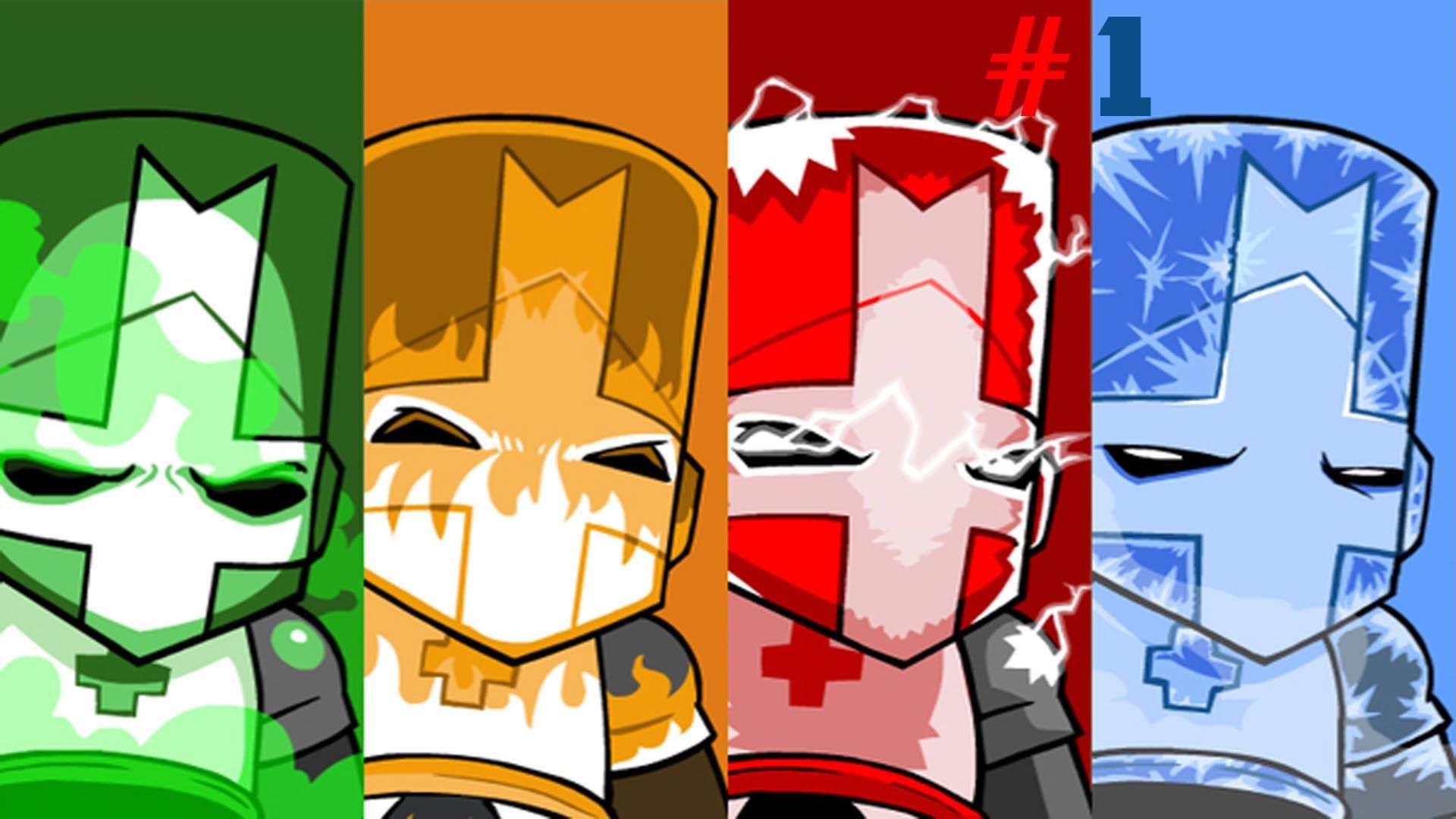 Download Castle Crashers Characters Violet Wallpaper