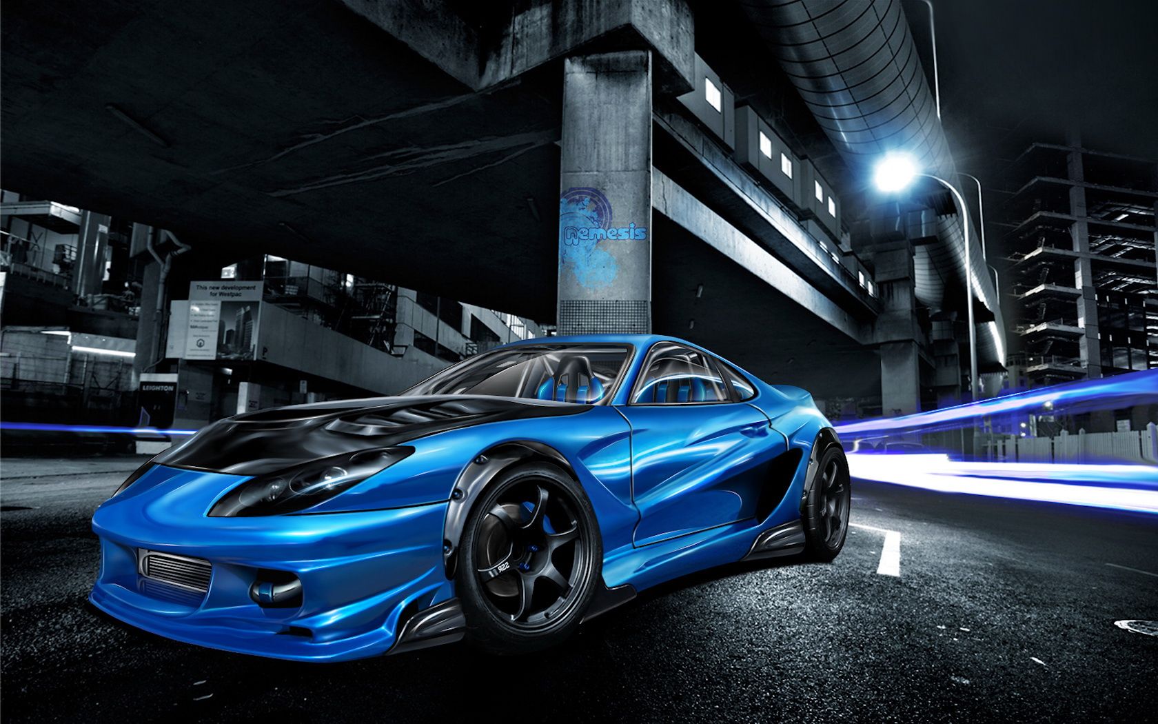 Cool Blue Cars Wallpapers on WallpaperDog