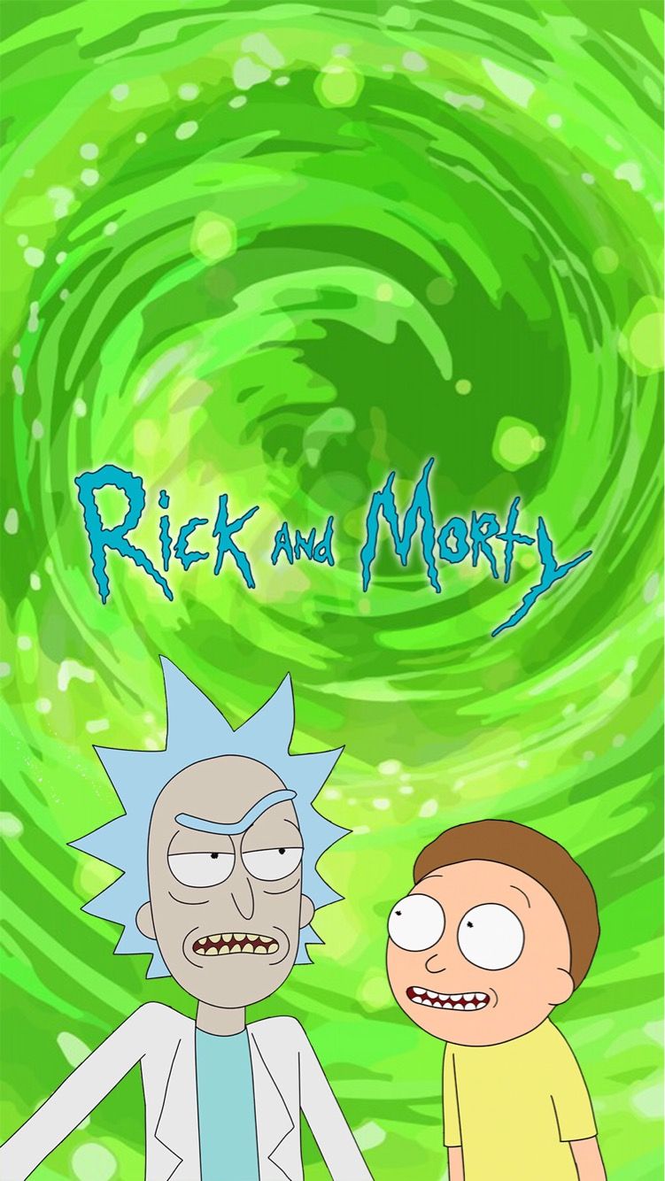Rick and Morty Minimalist Wallpaper iPhone Phone 4K #9210e