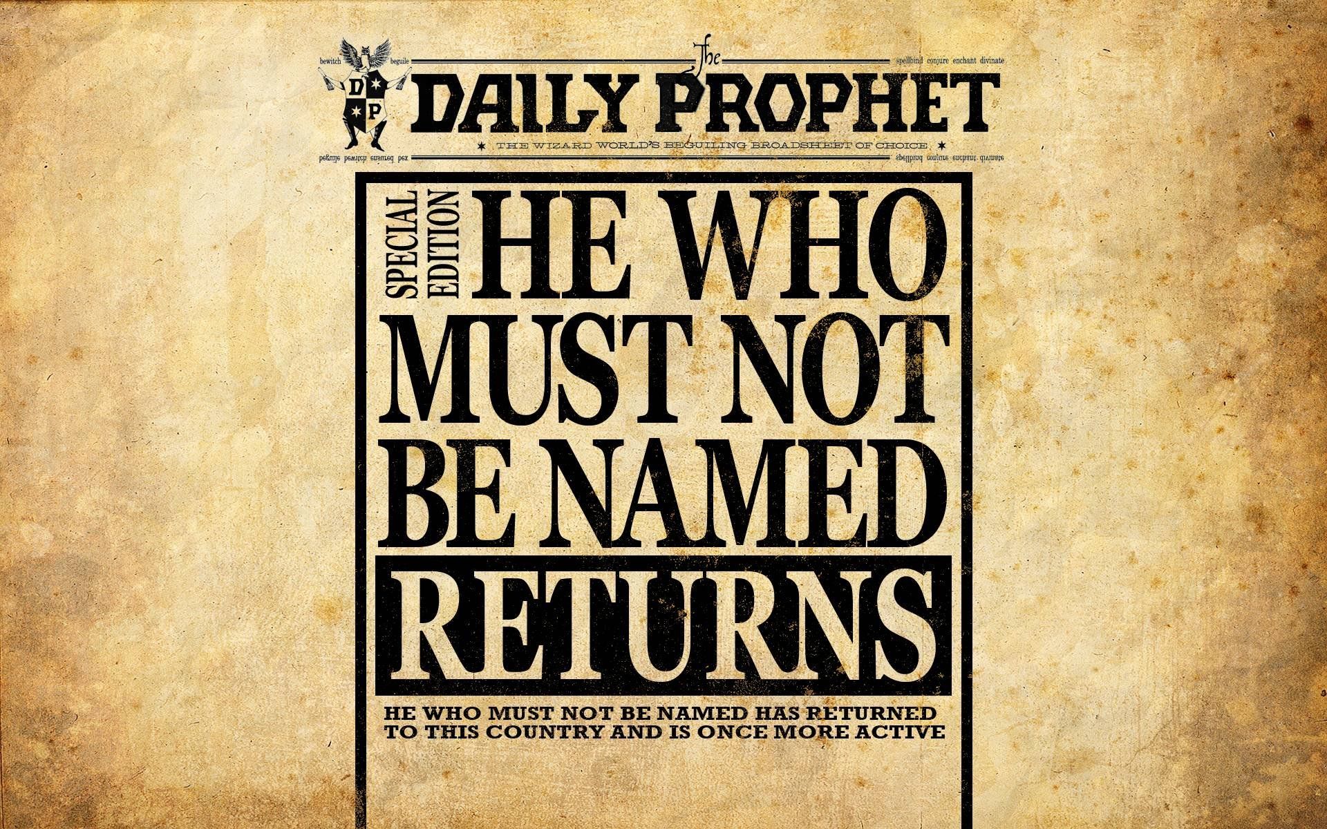 Daily Prophet Font Free Download