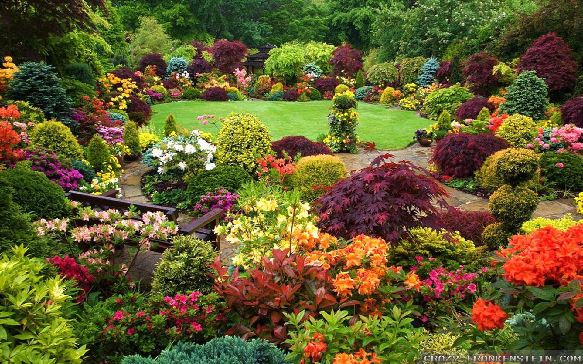 English Garden painting summer flowers blossoms path colors castle  artwork HD wallpaper  Peakpx