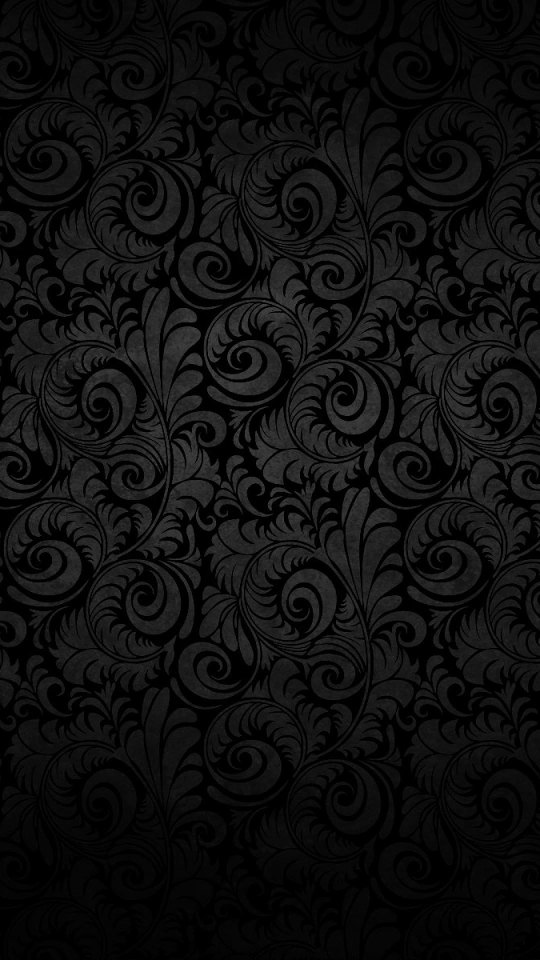 Free Abstract Dark Shapes Mobile Wallpaper template