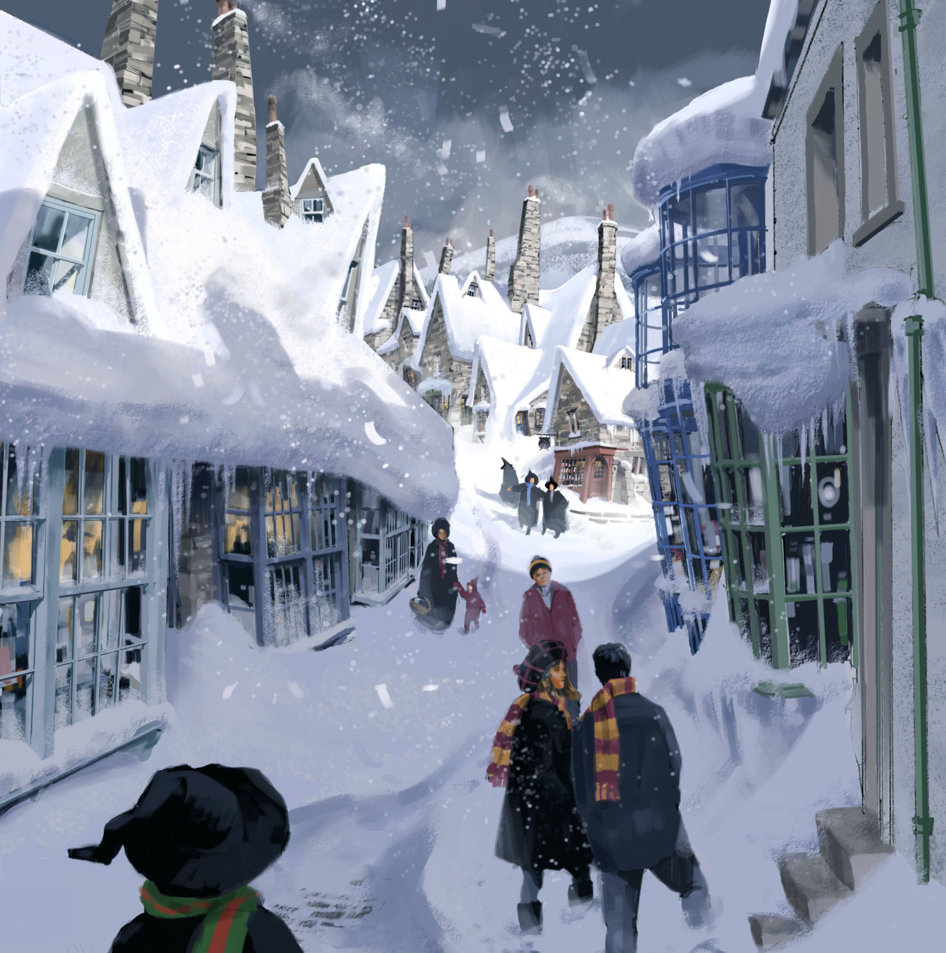 Hogsmeade Winter Phone Wallpapers On WallpaperDog Hogsmeade Winter Phone Wallpapers On WallpaperDog