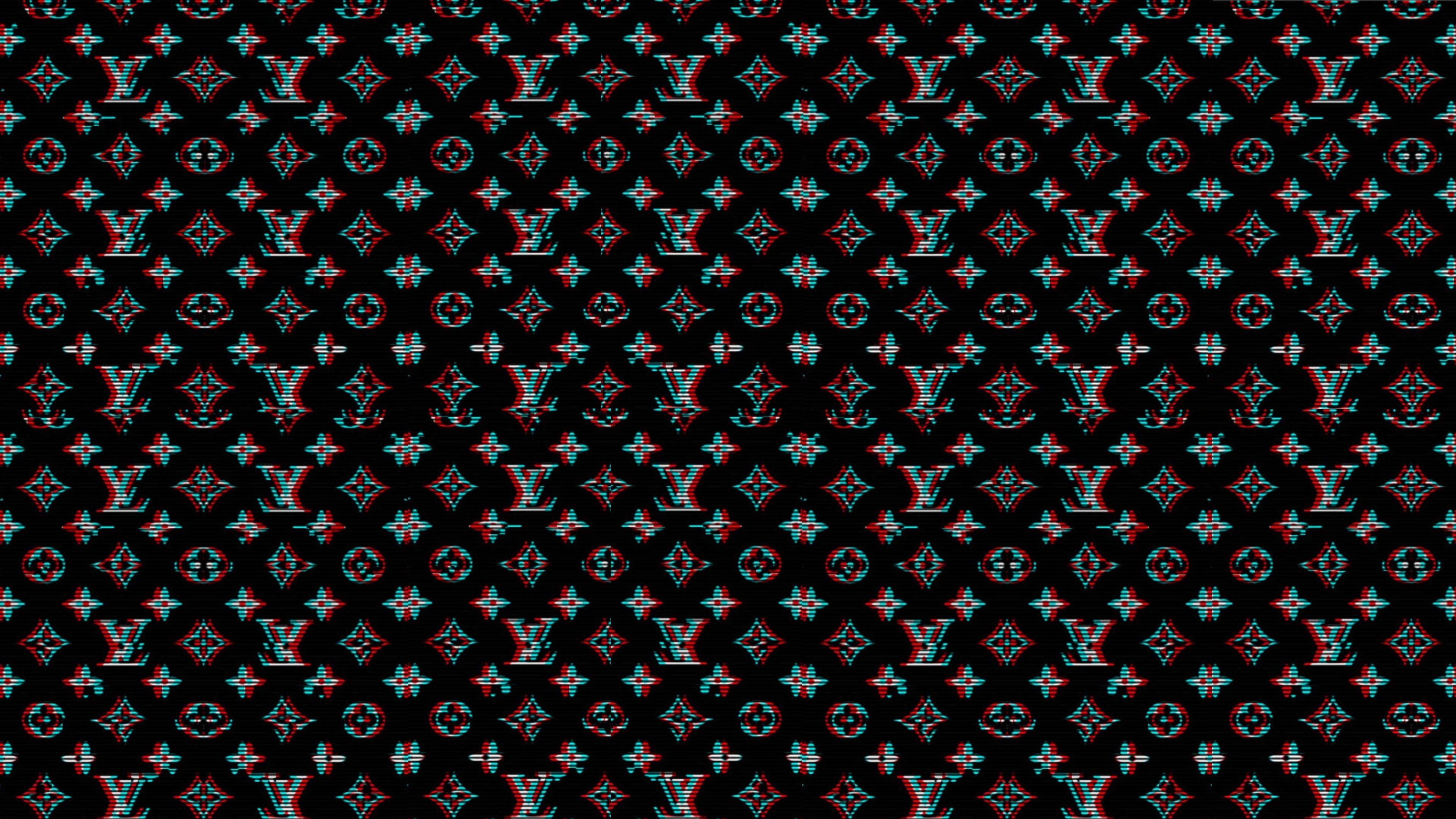 Download Louis Vuitton Print On Camouflage Wallpaper
