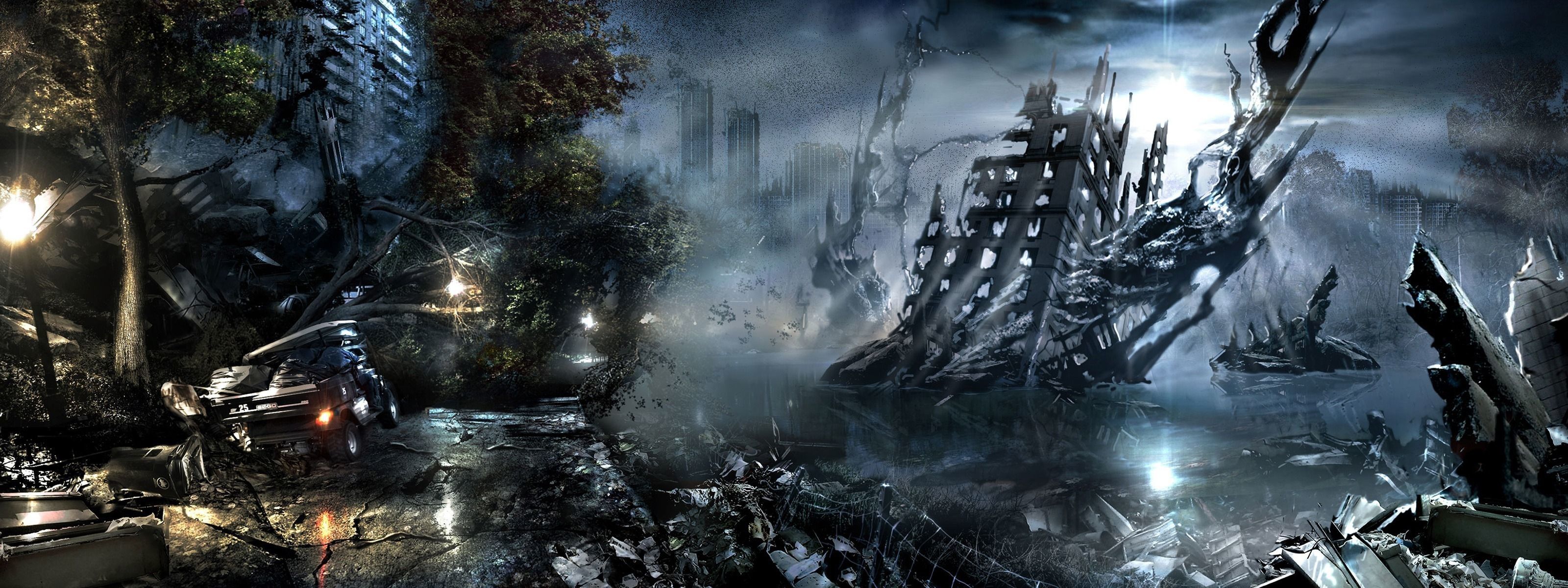 Split Screen Horror Wallpapers On WallpaperDog