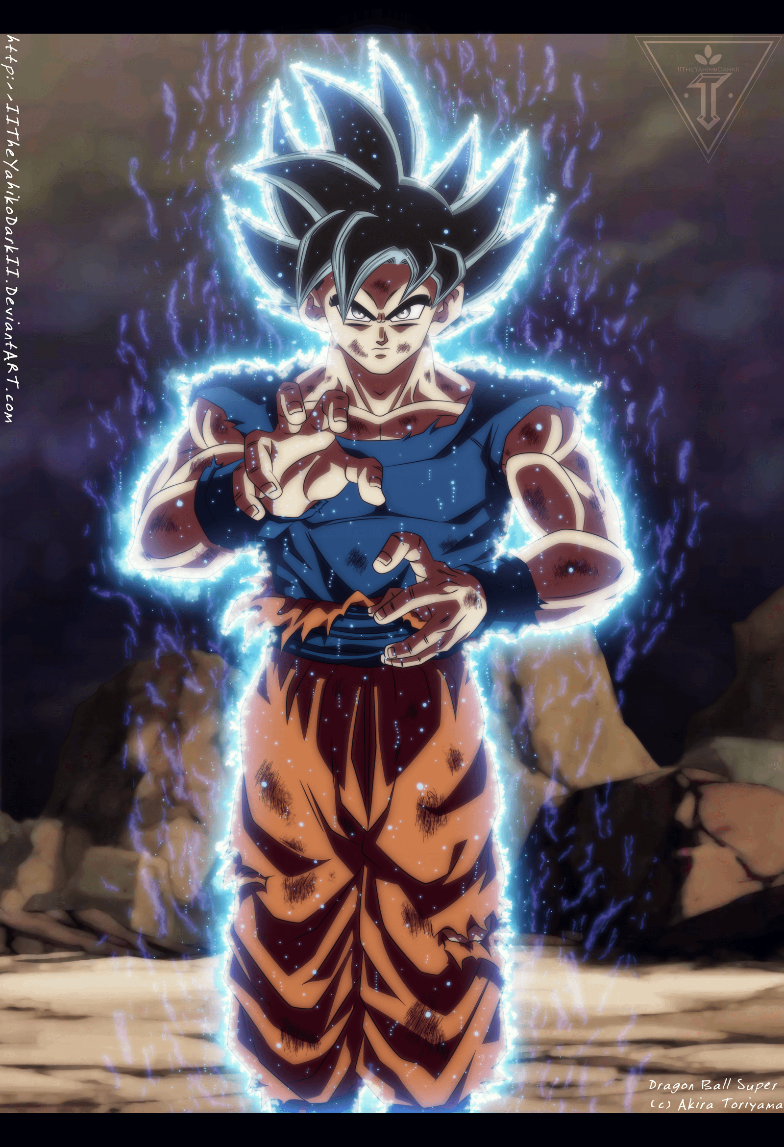 Download wallpaper 2248x2248 ultra instinct, goku, dragon ball