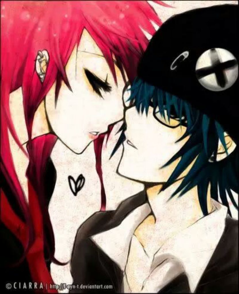 Cute Emo Anime Couples Wallpapers on WallpaperDog