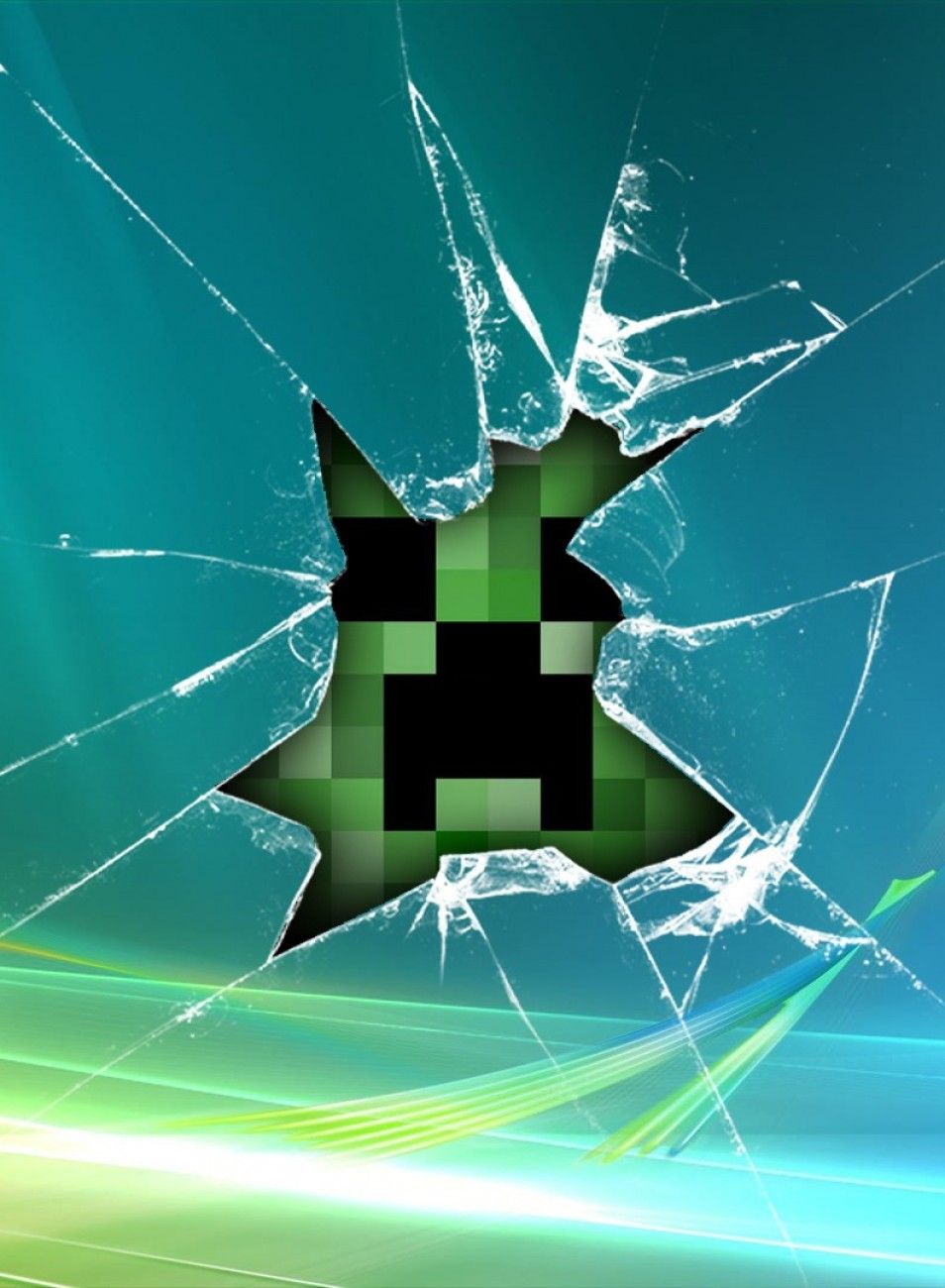 Minecraft Creeper Iphone Wallpapers On Wallpaperdog