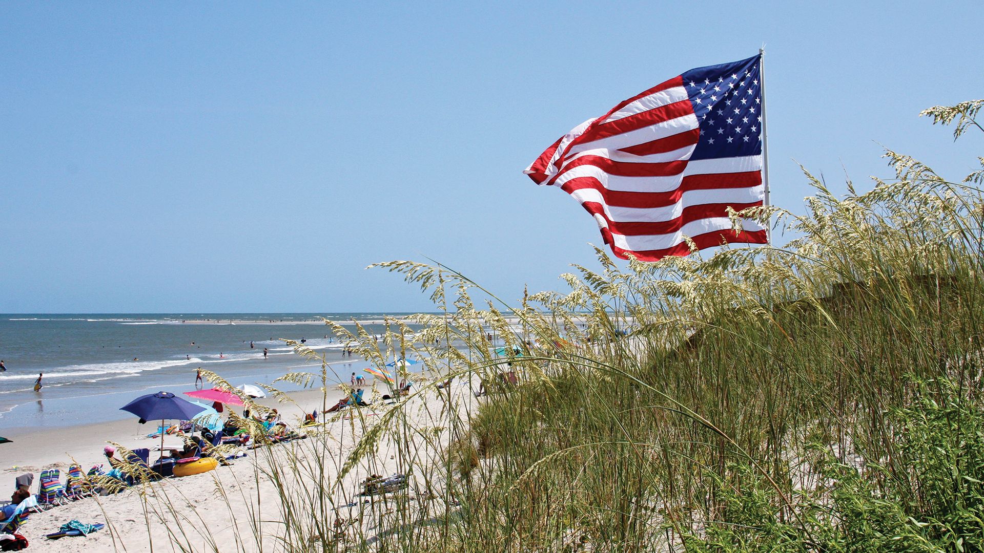 Fourth Of July Beach Wallpaper