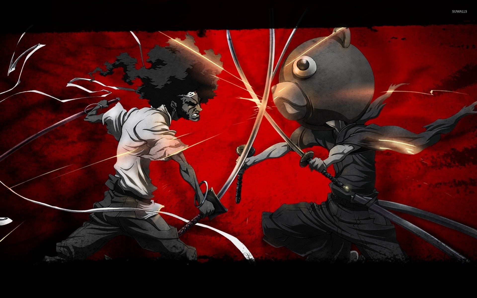 anime fighting wallpaper