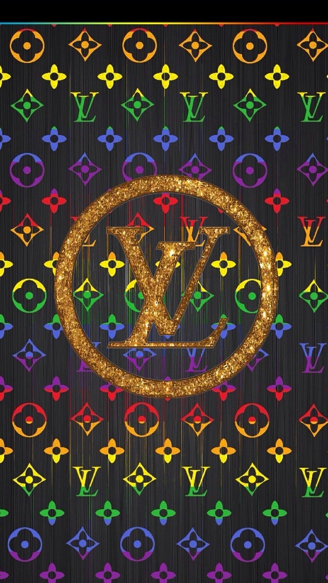 LV fancy logo gold wallpaper by societys2cent - Download on ZEDGE™