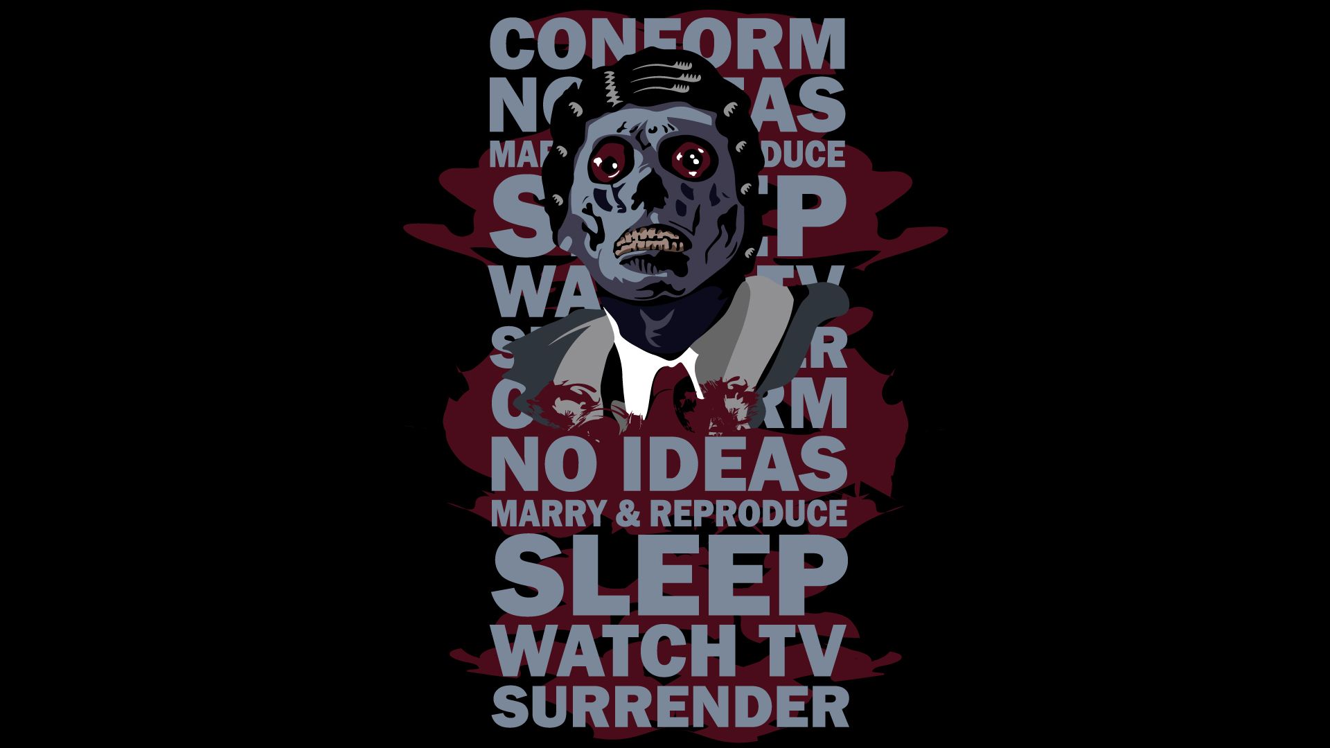 They lives или they live. They Live Obey. Obey обои. They Lives. They Live poster.