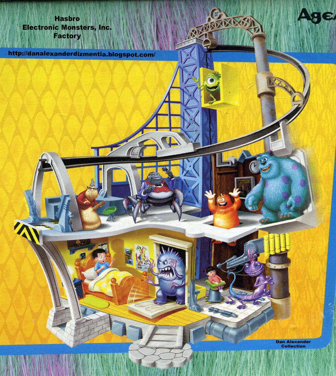 monsters inc factory playset