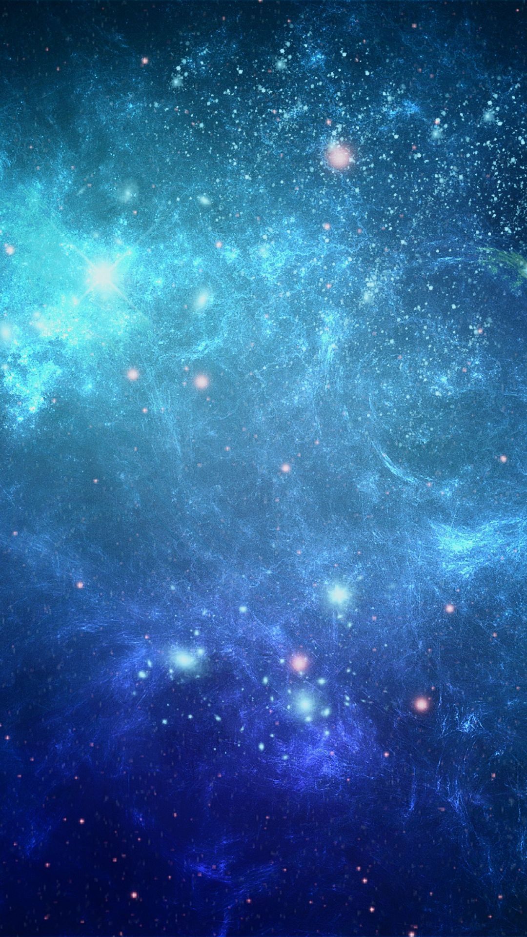 Space Galaxy Blue Wallpapers on WallpaperDog