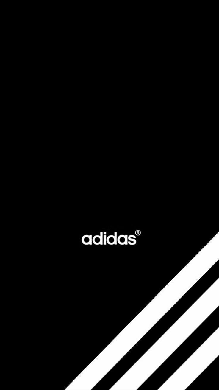 adidas wallpaper black and white