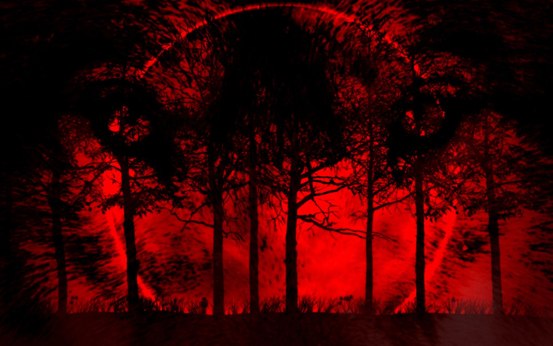Red Moon Wolf Wallpapers on WallpaperDog. 