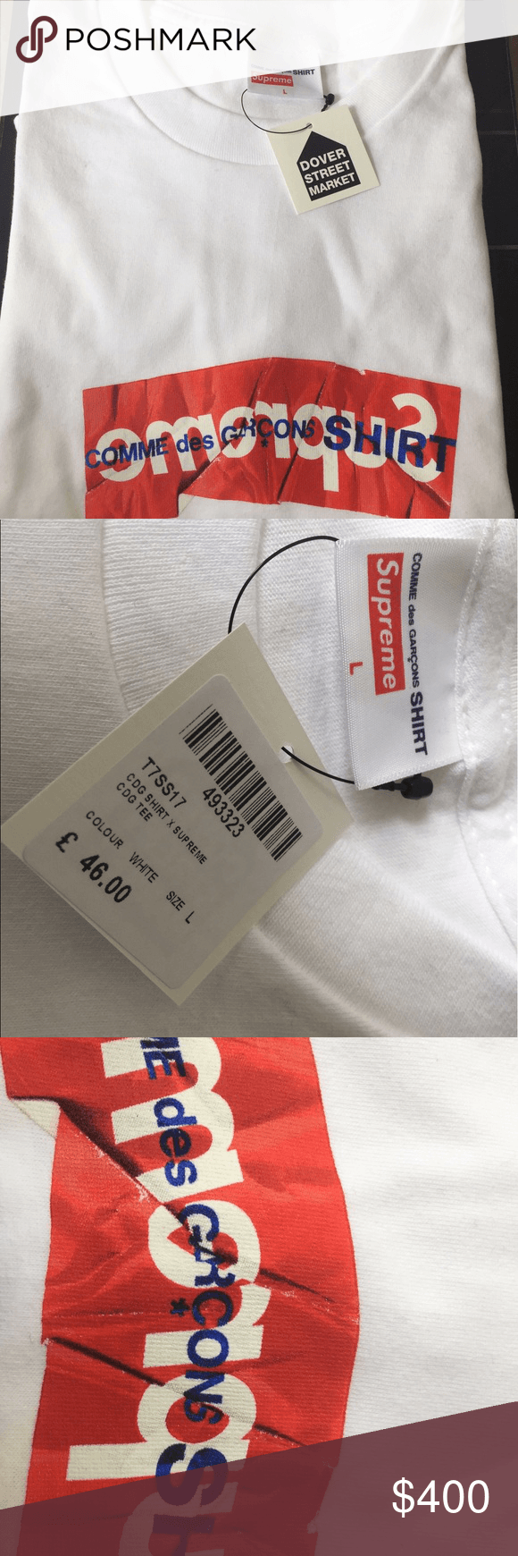 supreme cdg tag