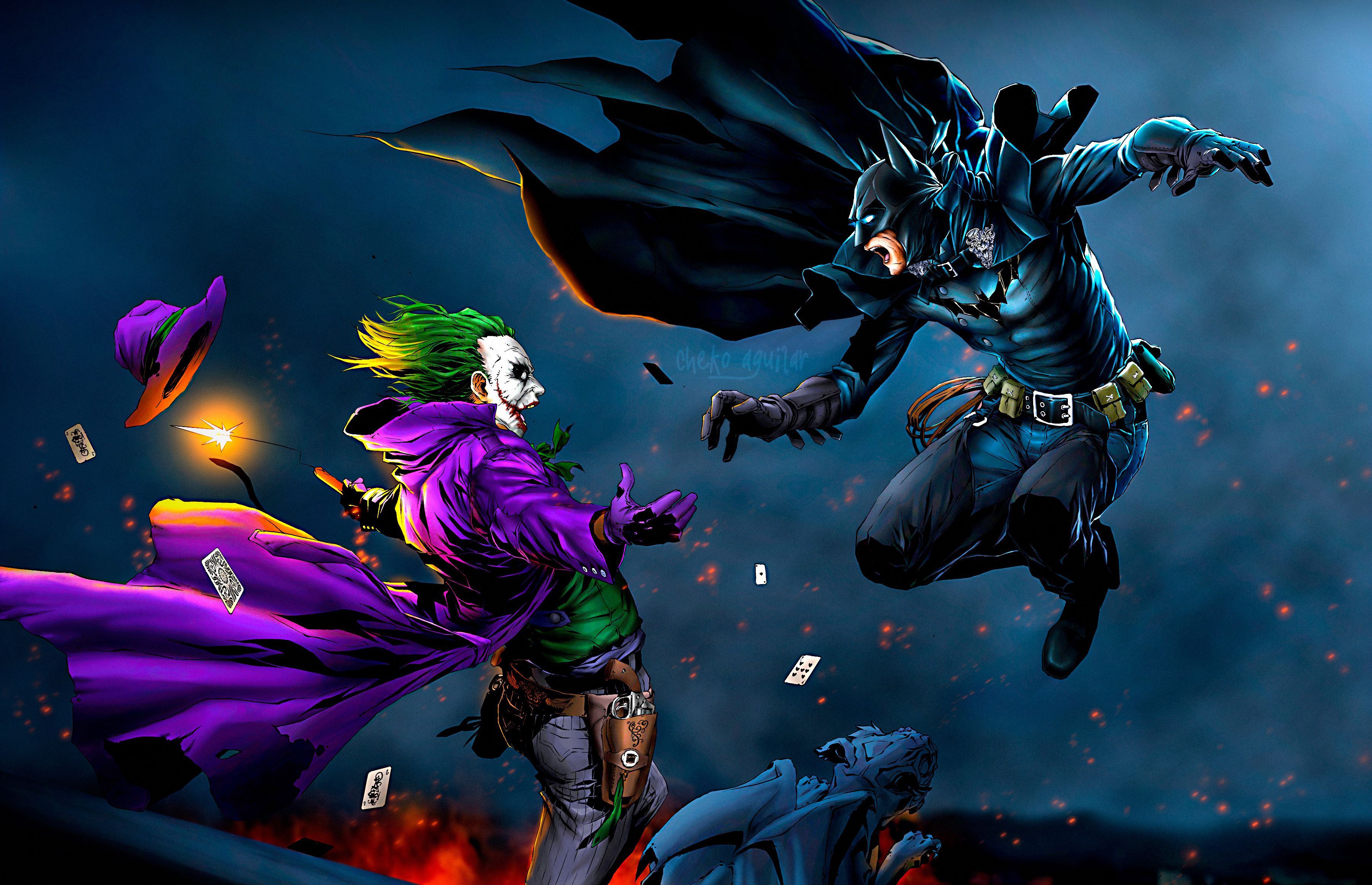 Batman V Joker Desktop Wallpapers on WallpaperDog