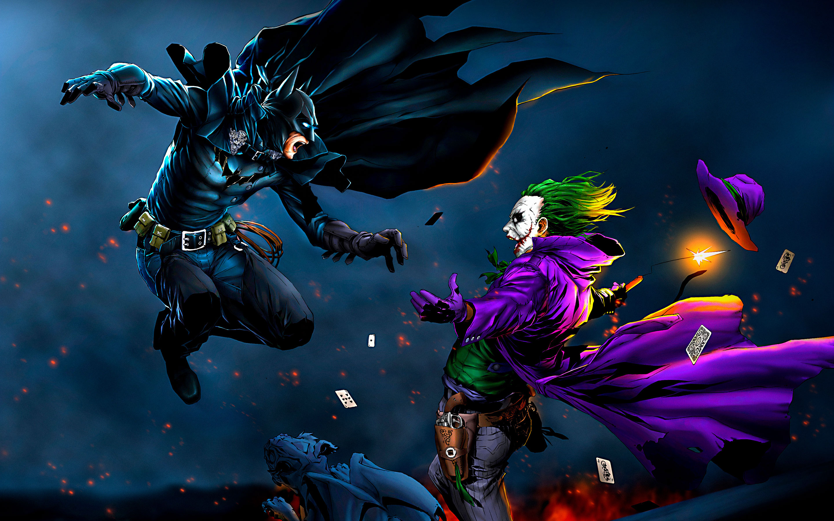 batman joker wallpaper hd