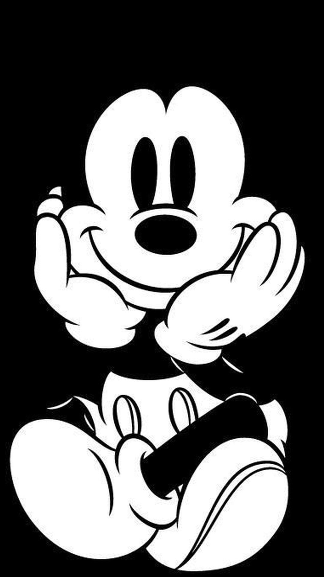 Mickey Mouse Black Wallpaper  Mickey Mouse Wallpaper iPhone