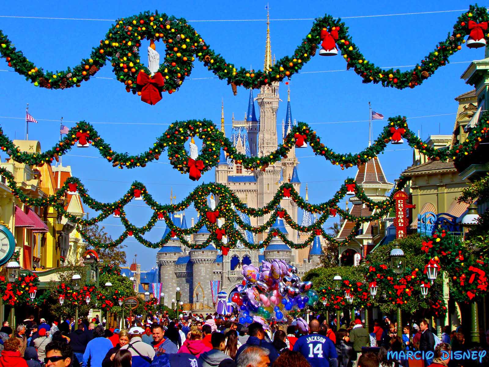 Disney Winter Disney World Christmas HD phone wallpaper  Pxfuel