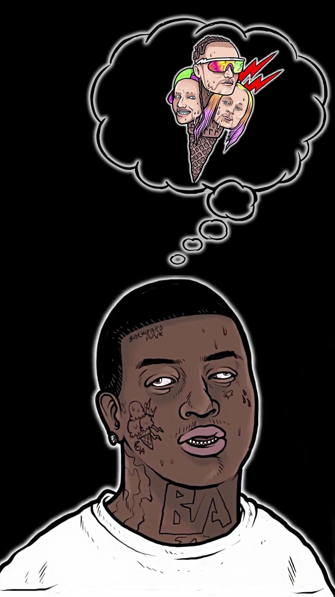 Gucci Mane Cartoon Wallpapers on WallpaperDog