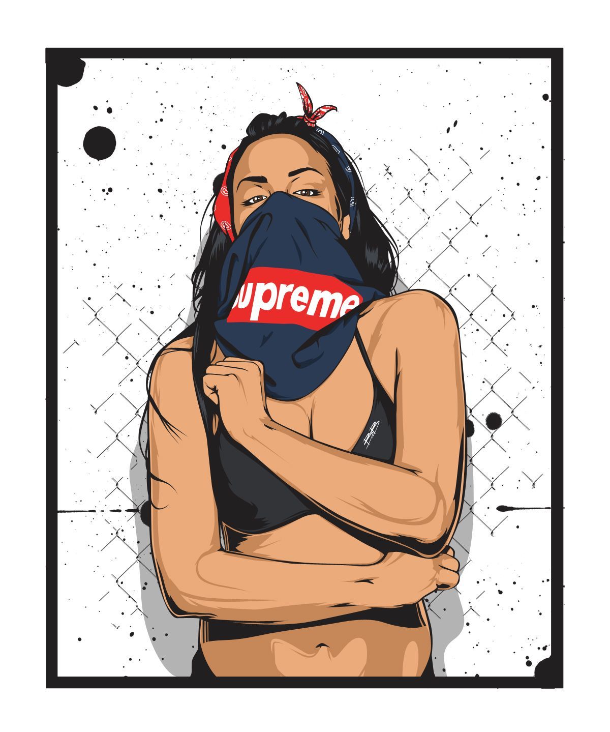 Хайп девочки. Арт девушка хайп. Supreme девушки. Supreme арт девушка. Dope Art девушка.