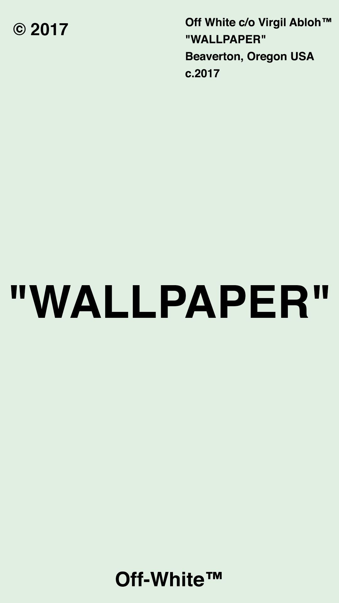 Supreme x Off-White collaboration wallpaper Virgil Abloh™/ Supreme®