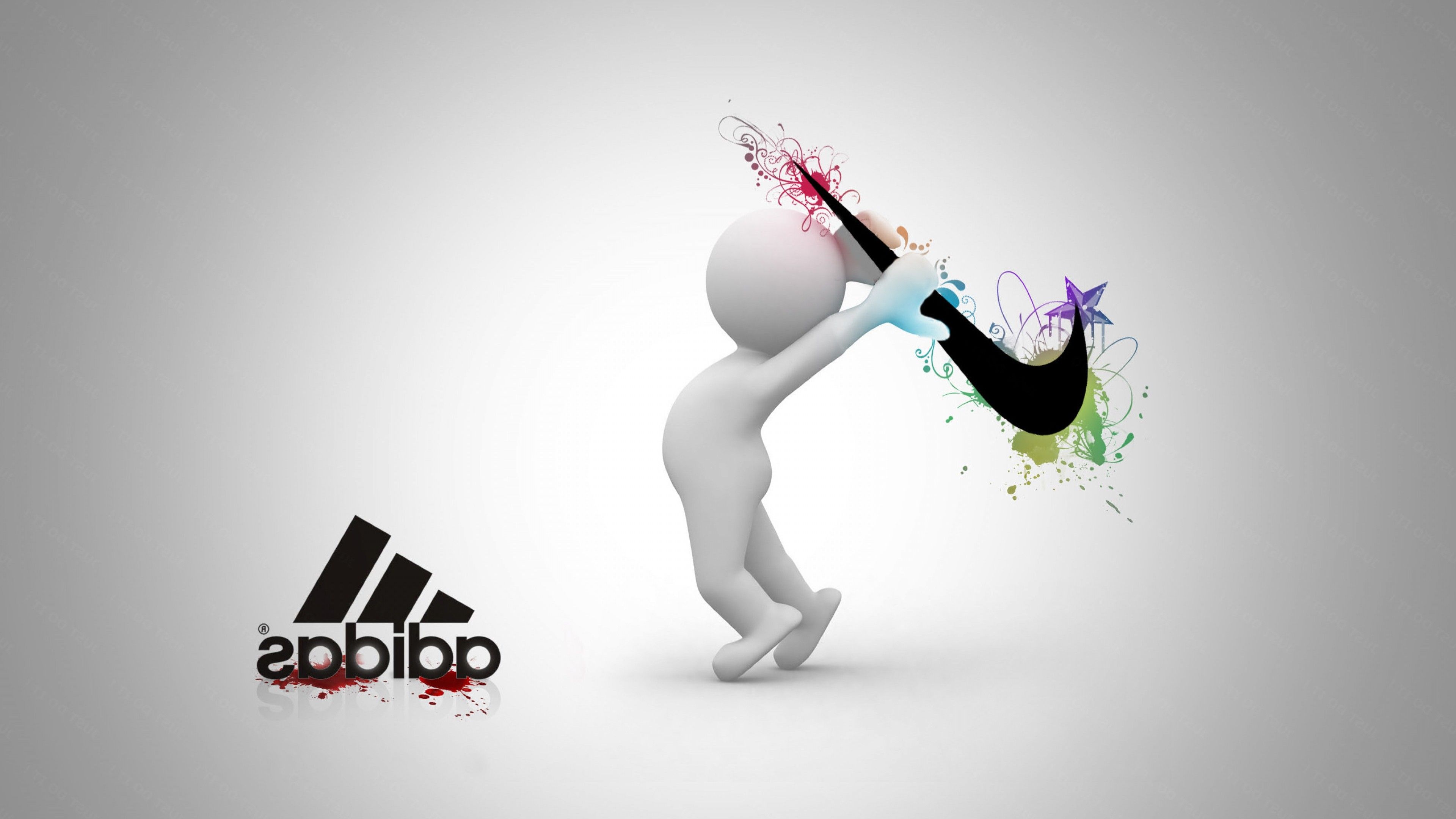 Nike Vs. Adidas Galaxy Wallpapers on WallpaperDog