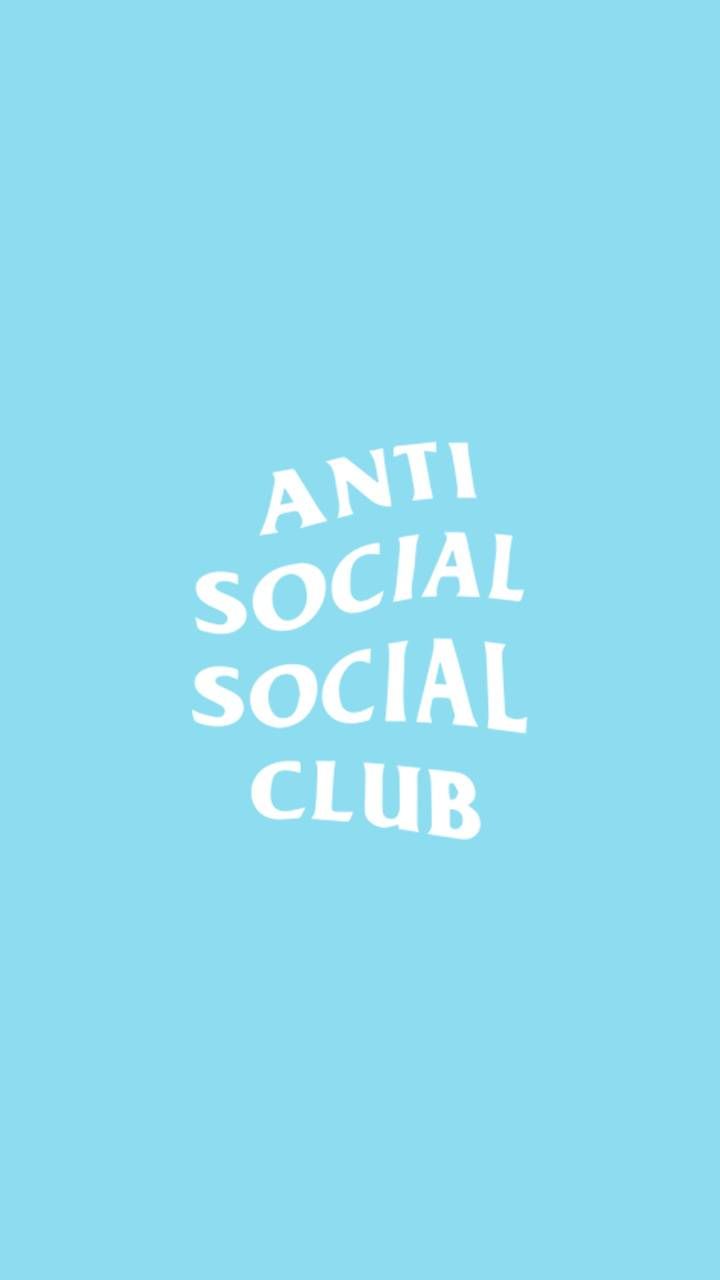 Download Anti Social Social Club Logo with contrasting black and white  colors Wallpaper  Wallpaperscom