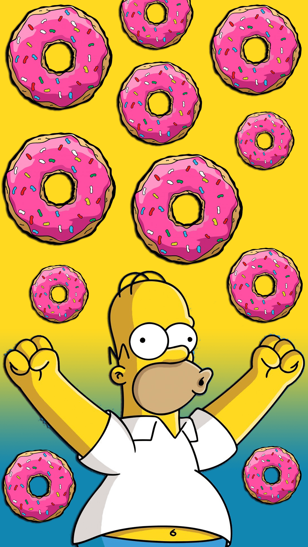 Homer Donuts Wallpapers on WallpaperDog