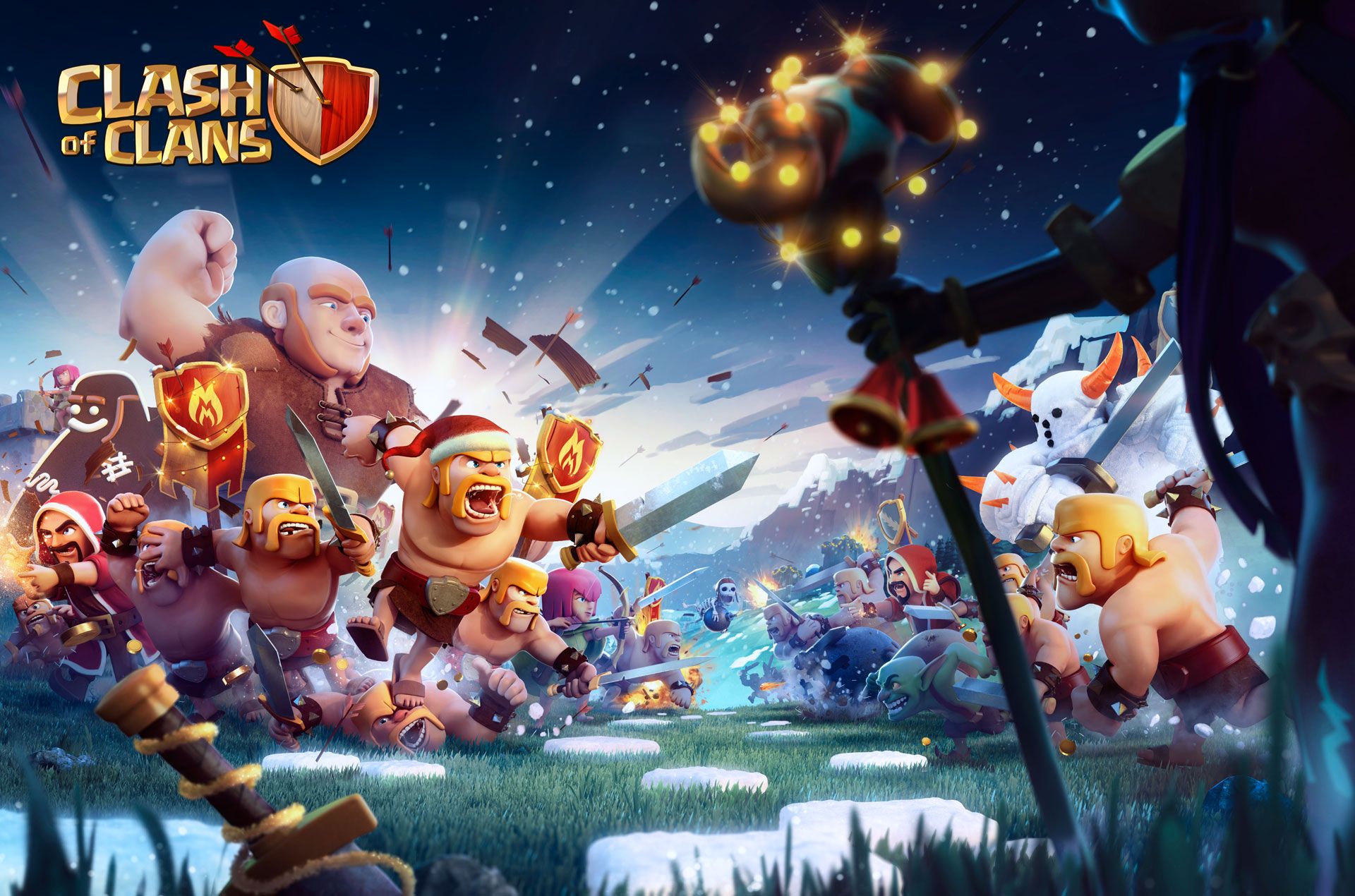 Clash of Clans Winter Wallpapers on WallpaperDog