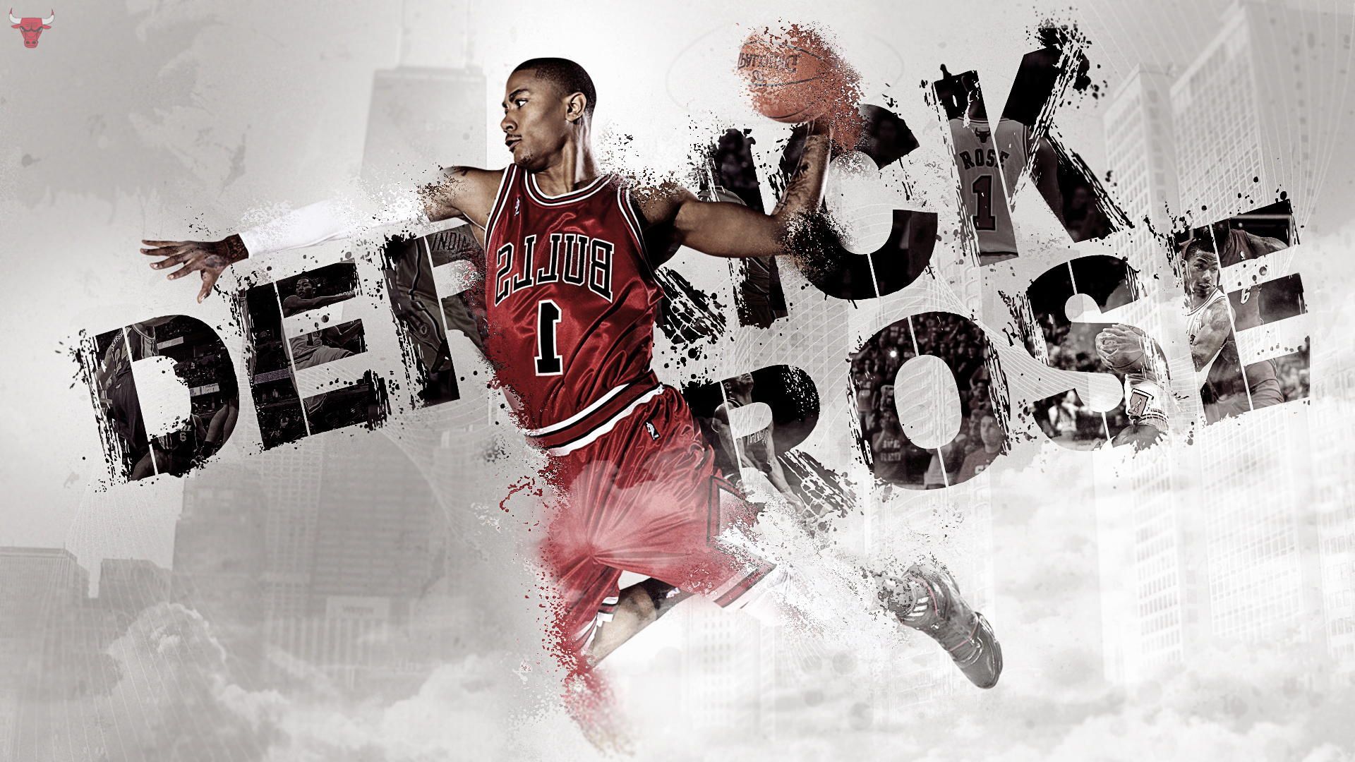 Баскетбол обои Derrick Rose