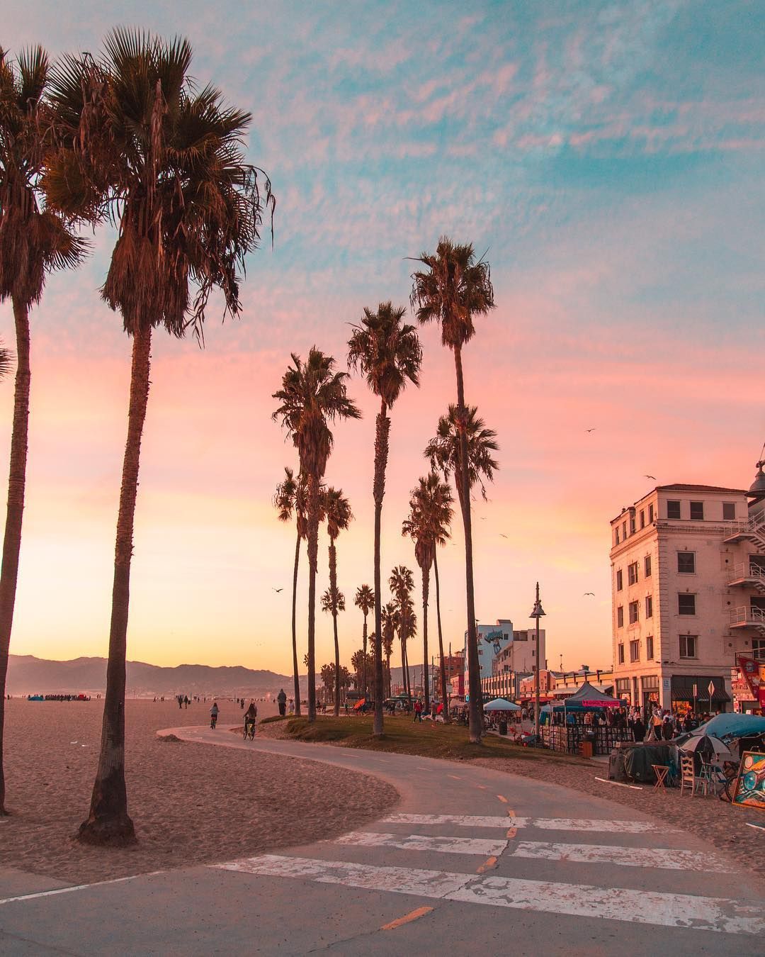 Venice Beach Sunset Wallpapers on WallpaperDog