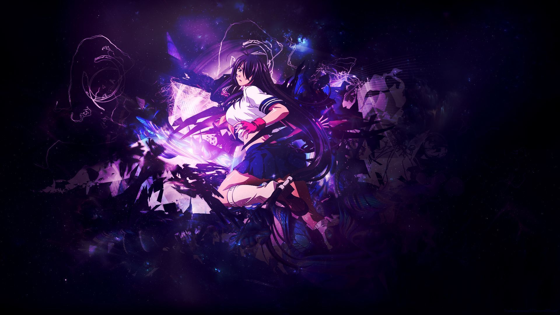 Dark Purple Anime Wallpapers on WallpaperDog