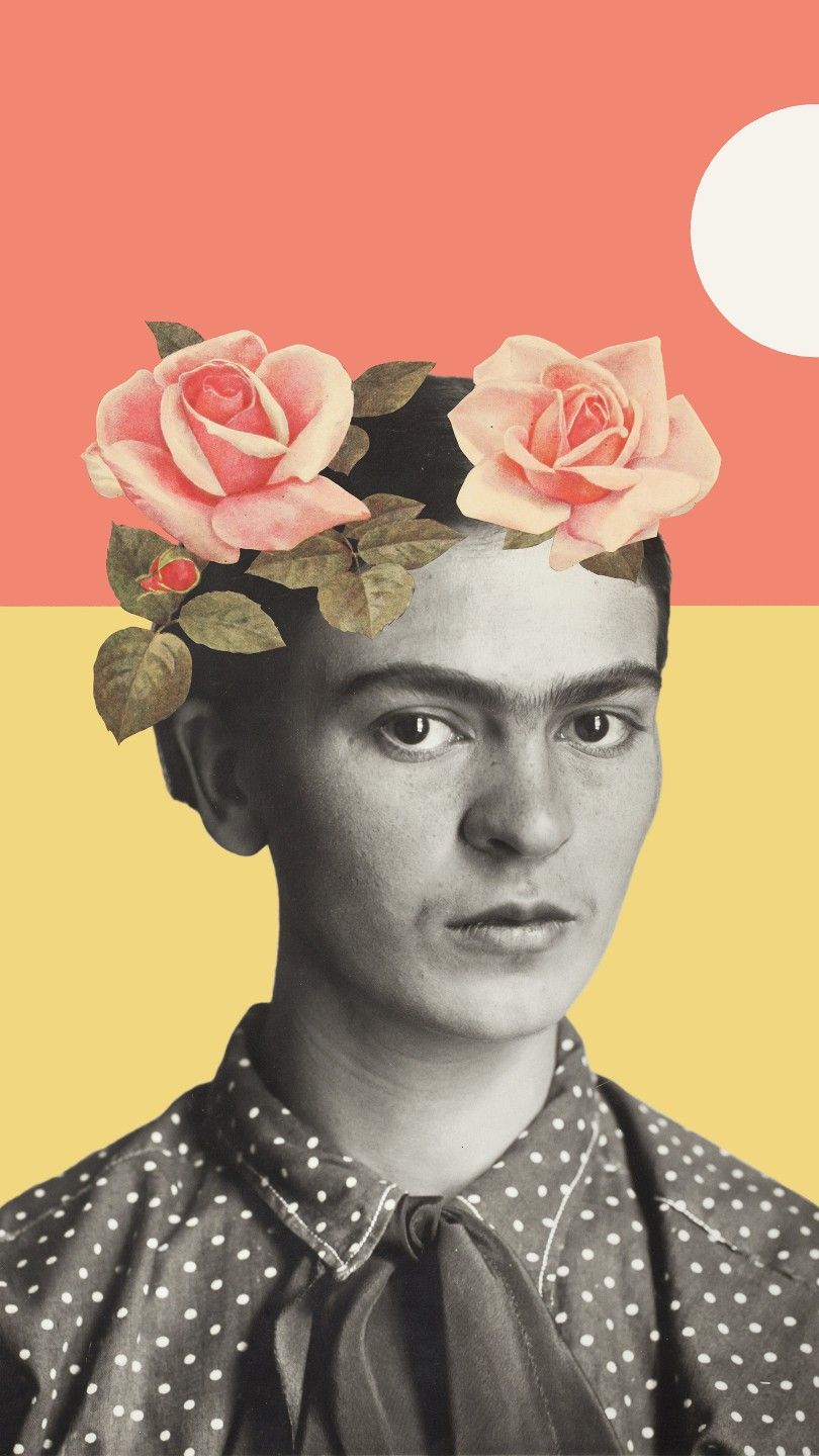 Buy FRIDA Kahlo Wallpaper Bohemian Flowers Mural Art Flowers Online in  India  Etsy
