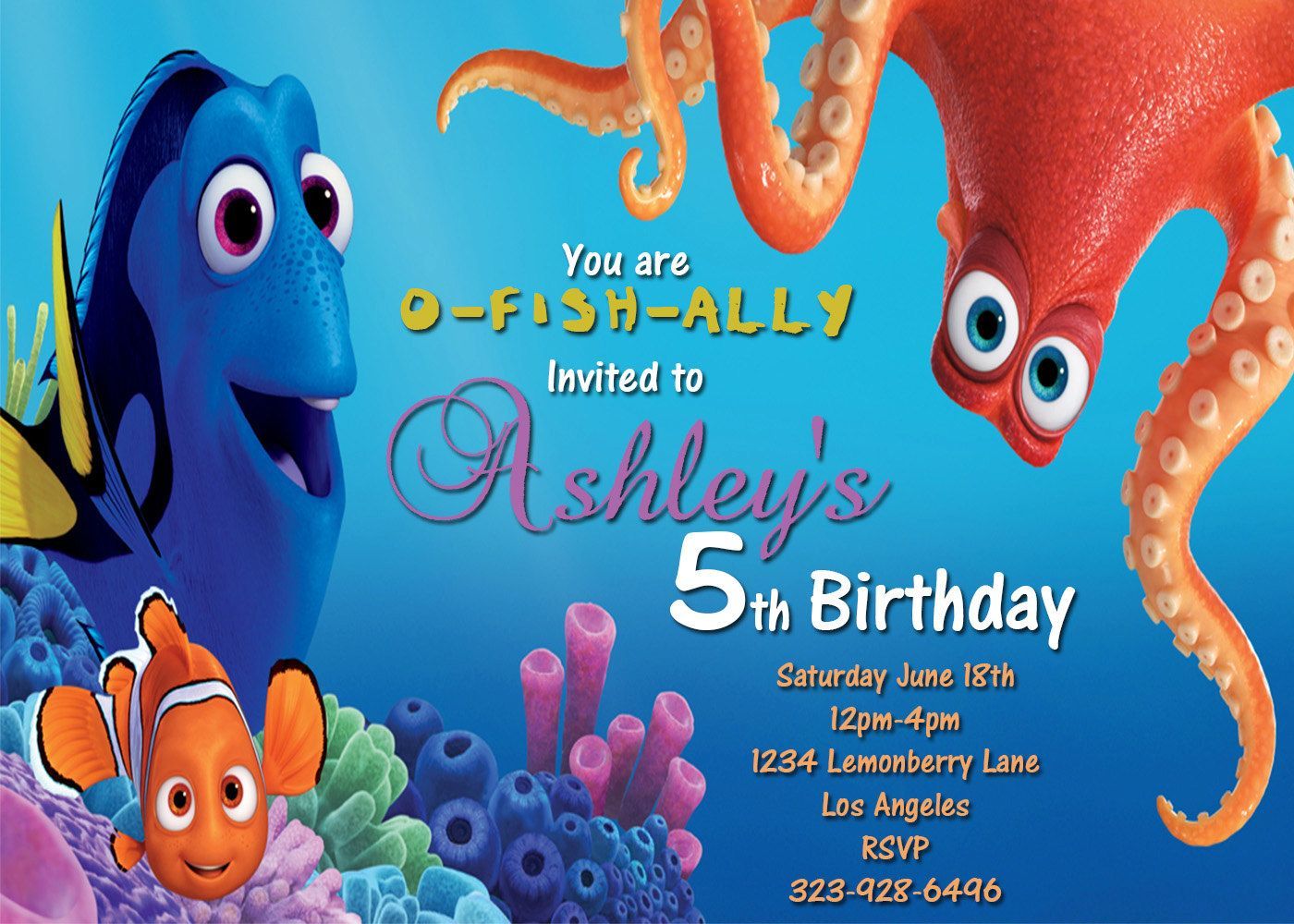 Alex Turns Two with Finding Nemo! - Project Nursery